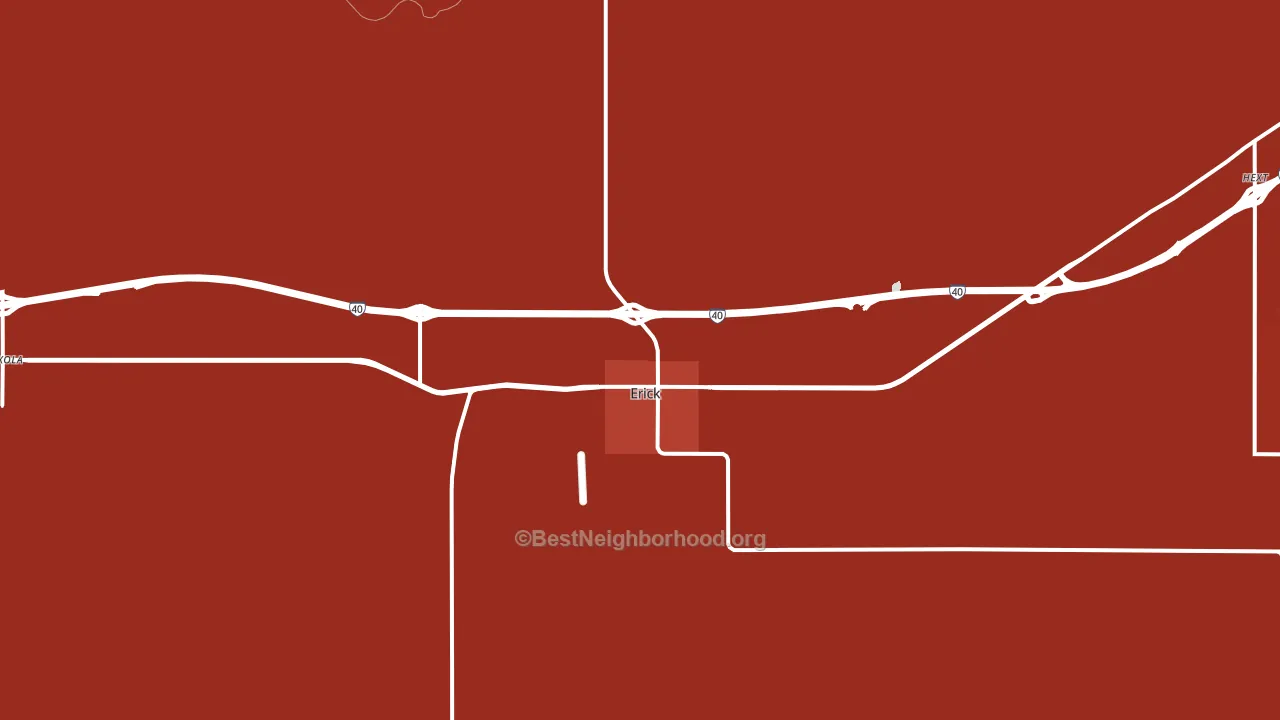 73645, OK block-group political-lean map
