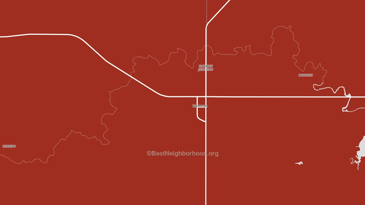 73650, OK block-group political-lean map