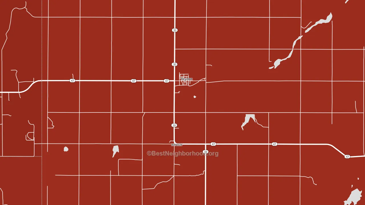 73660, OK block-group political-lean map