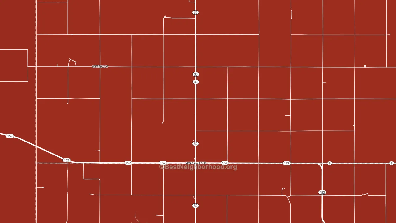 73666, OK block-group political-lean map