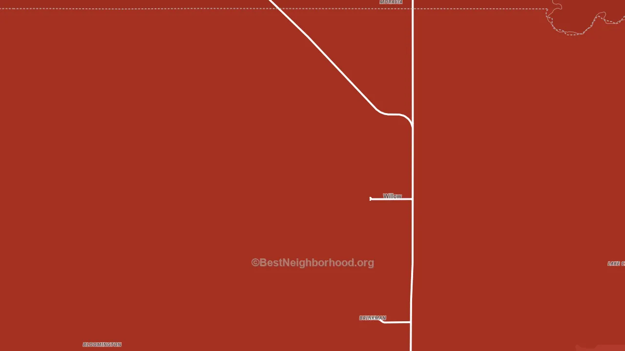 73673, OK block-group political-lean map
