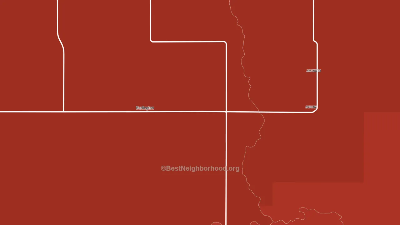 73722, OK block-group political-lean map
