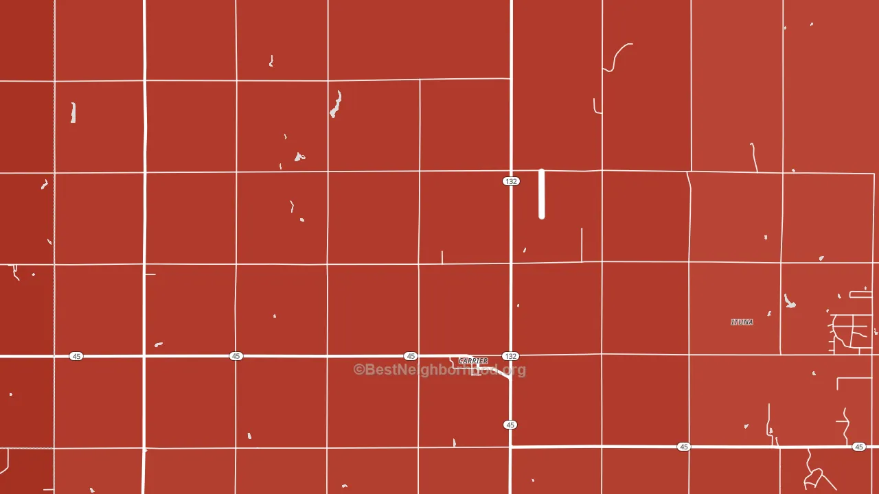 73727, OK block-group political-lean map