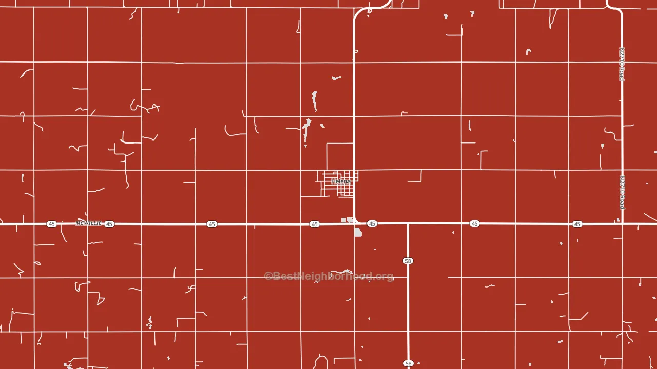 73741, OK block-group political-lean map