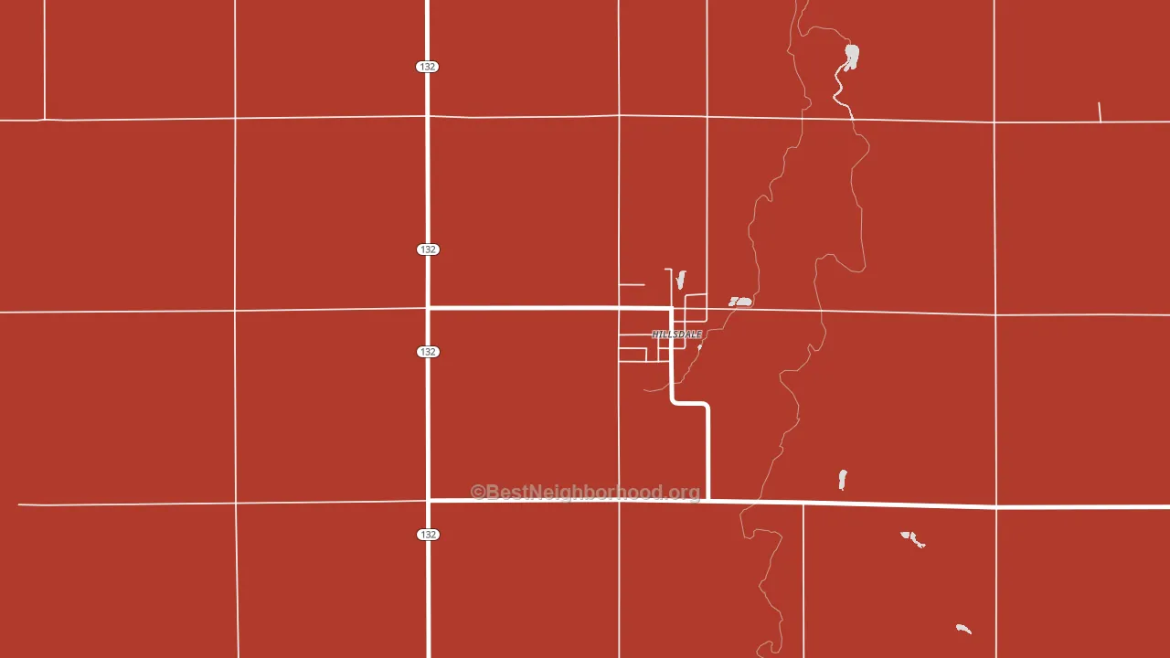73743, OK block-group political-lean map