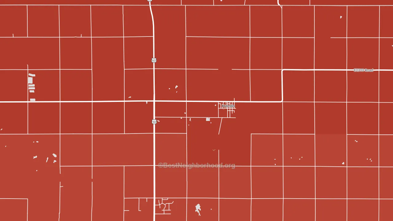 73753, OK block-group political-lean map