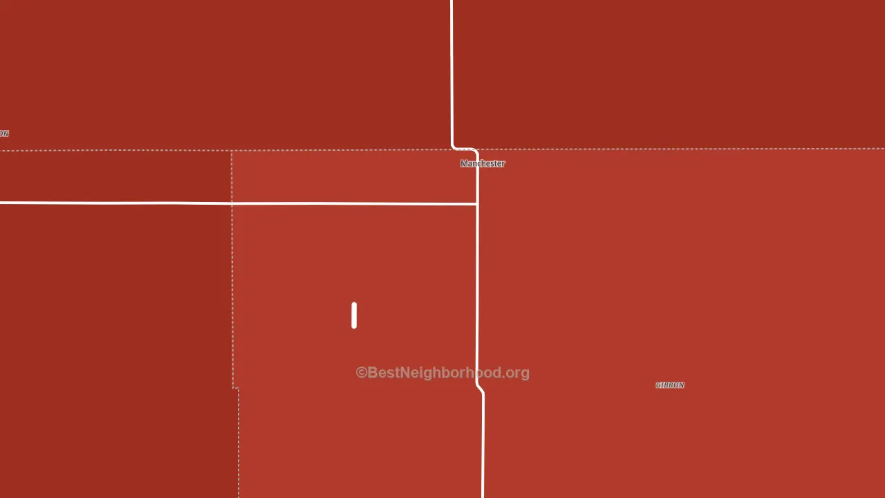 73758, OK block-group political-lean map