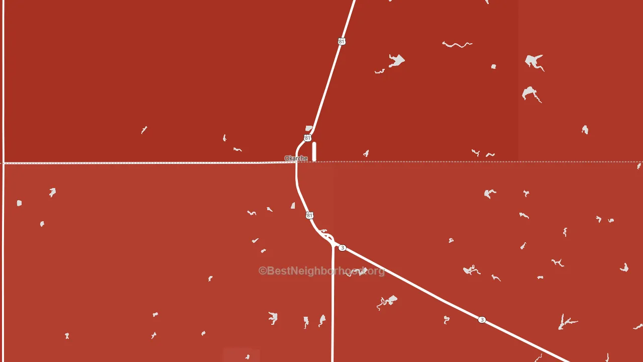 73762, OK block-group political-lean map