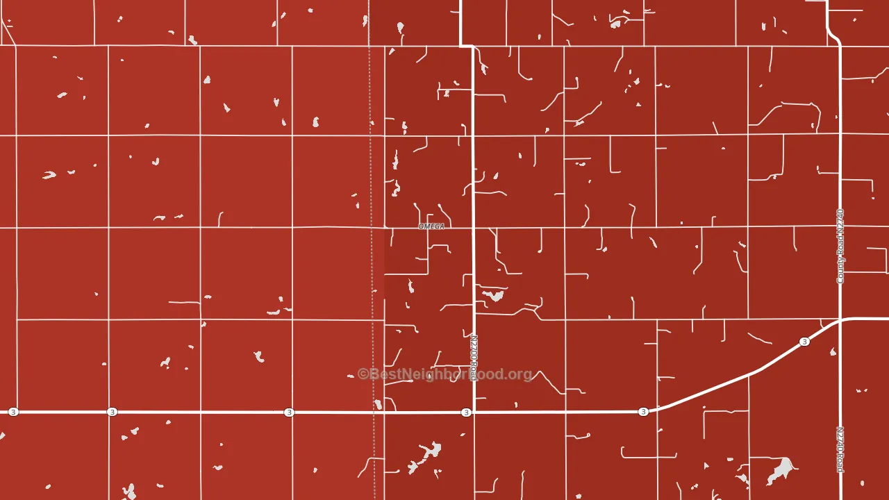 73764, OK block-group political-lean map