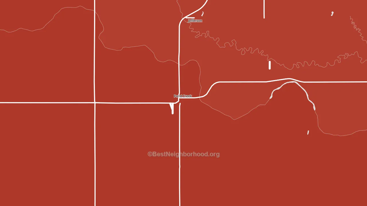 73766, OK block-group political-lean map