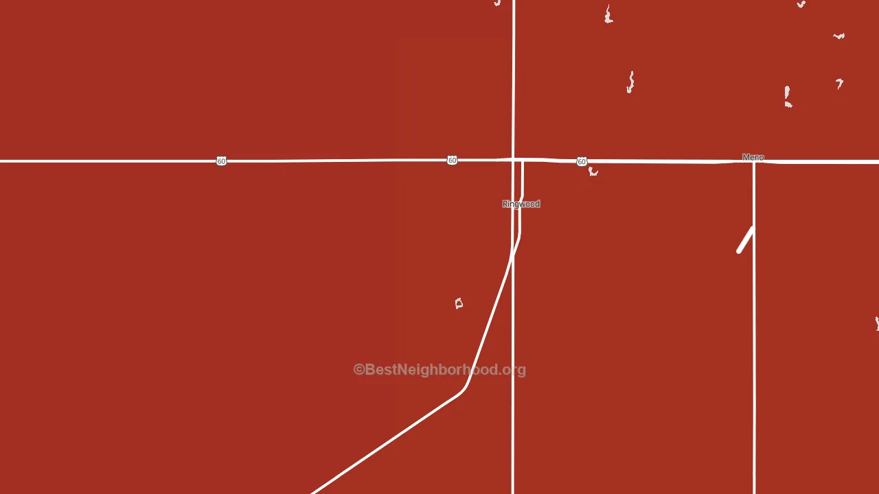 73768, OK block-group political-lean map