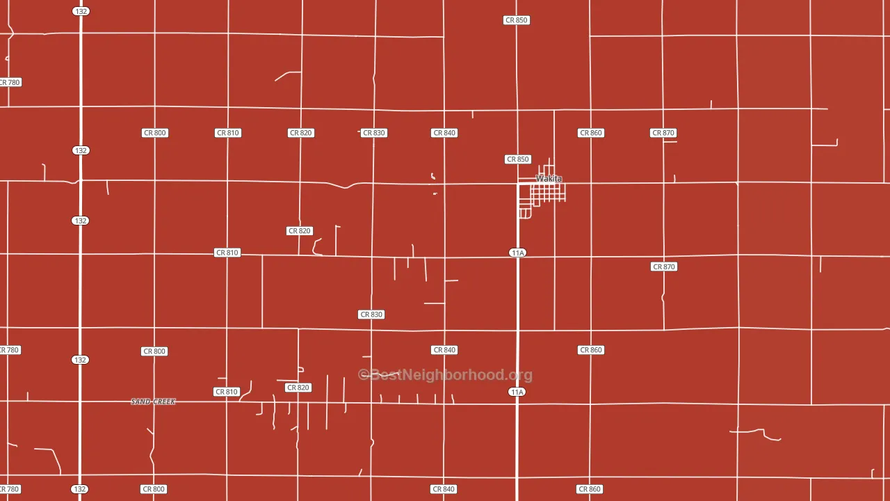 73771, OK block-group political-lean map