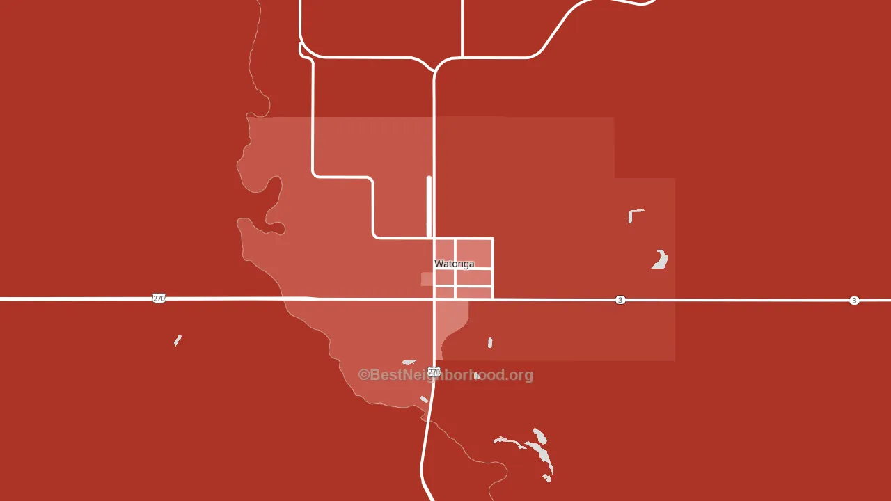 73772, OK block-group political-lean map