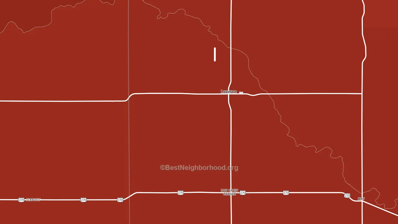 73848, OK block-group political-lean map