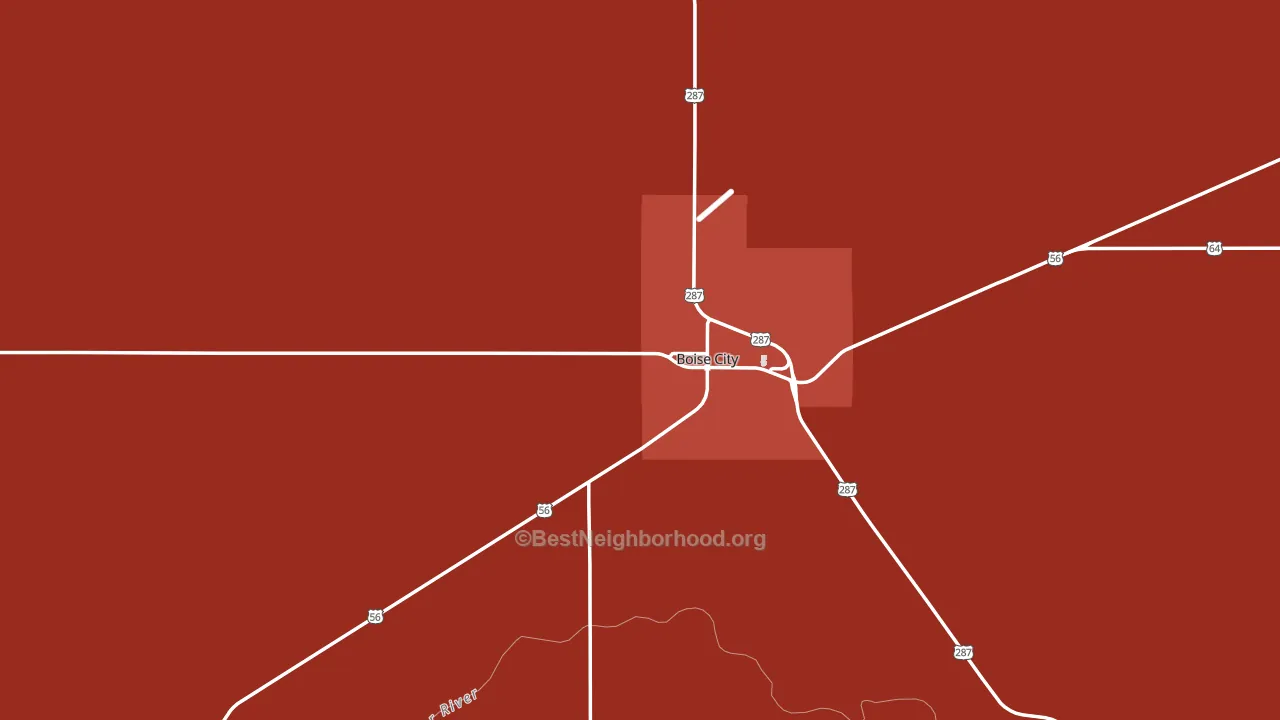 73933, OK block-group political-lean map
