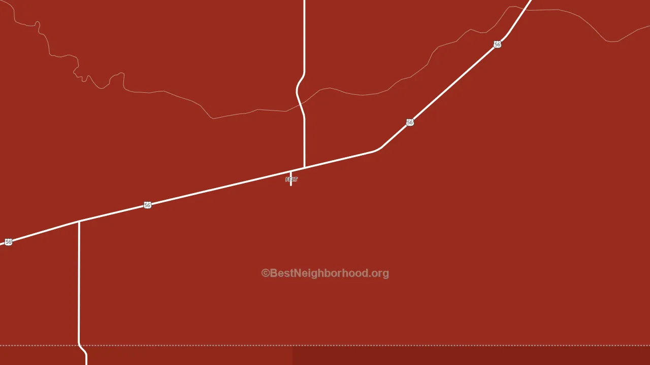 73937, OK block-group political-lean map