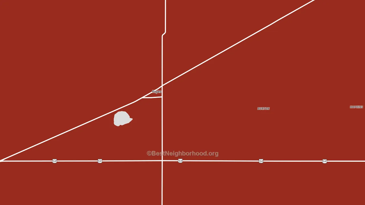 73947, OK block-group political-lean map