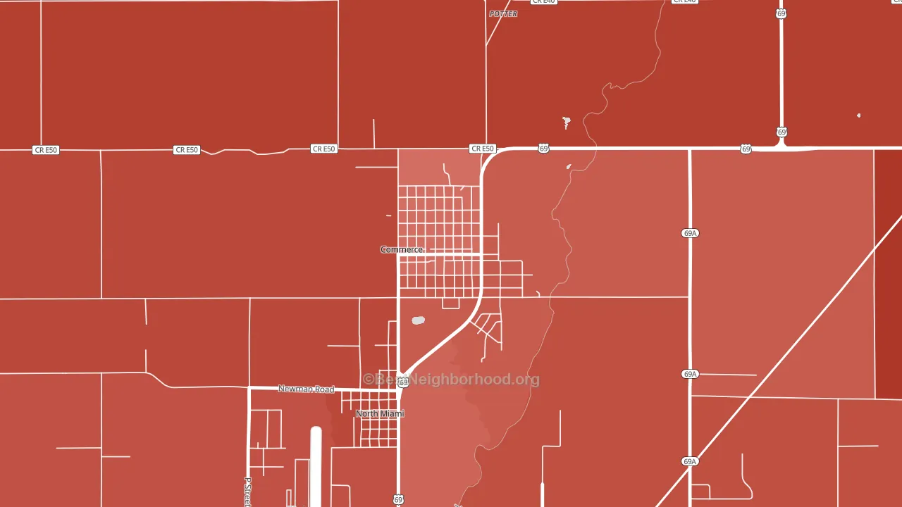 74339, OK block-group political-lean map