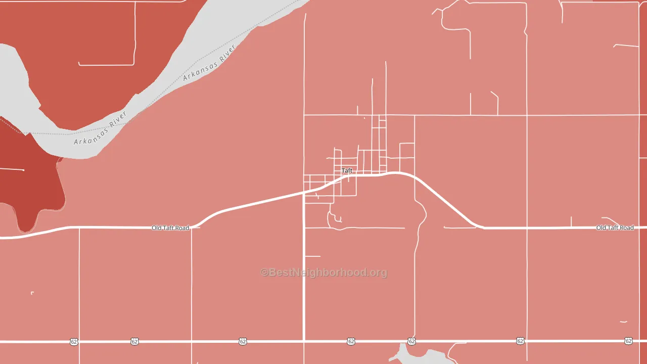 74463, OK block-group political-lean map