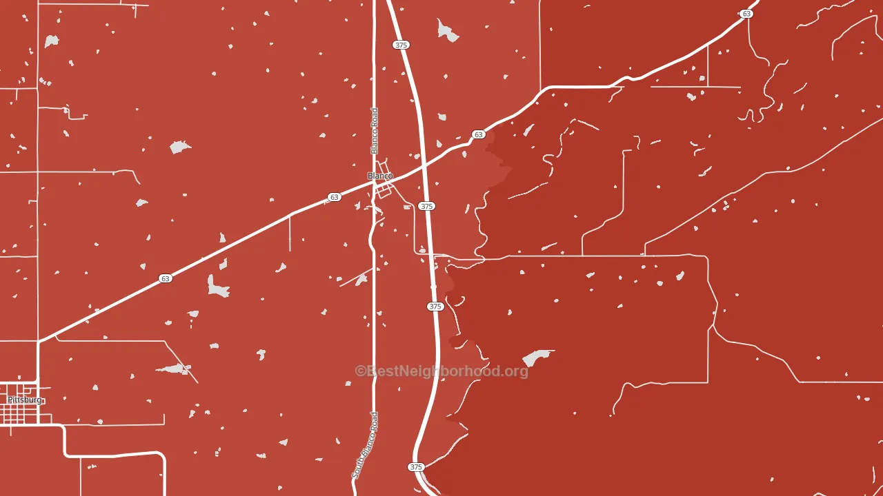 74528, OK block-group political-lean map