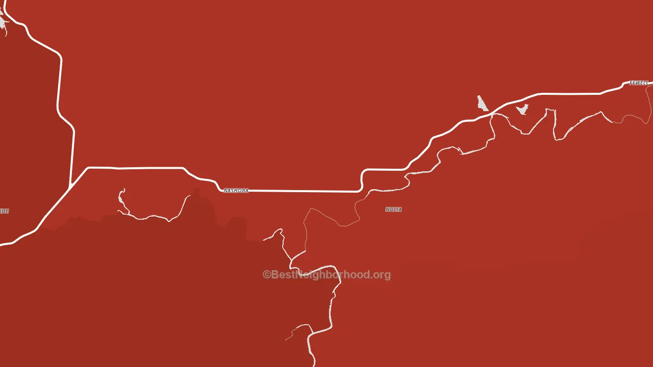 74558, OK block-group political-lean map