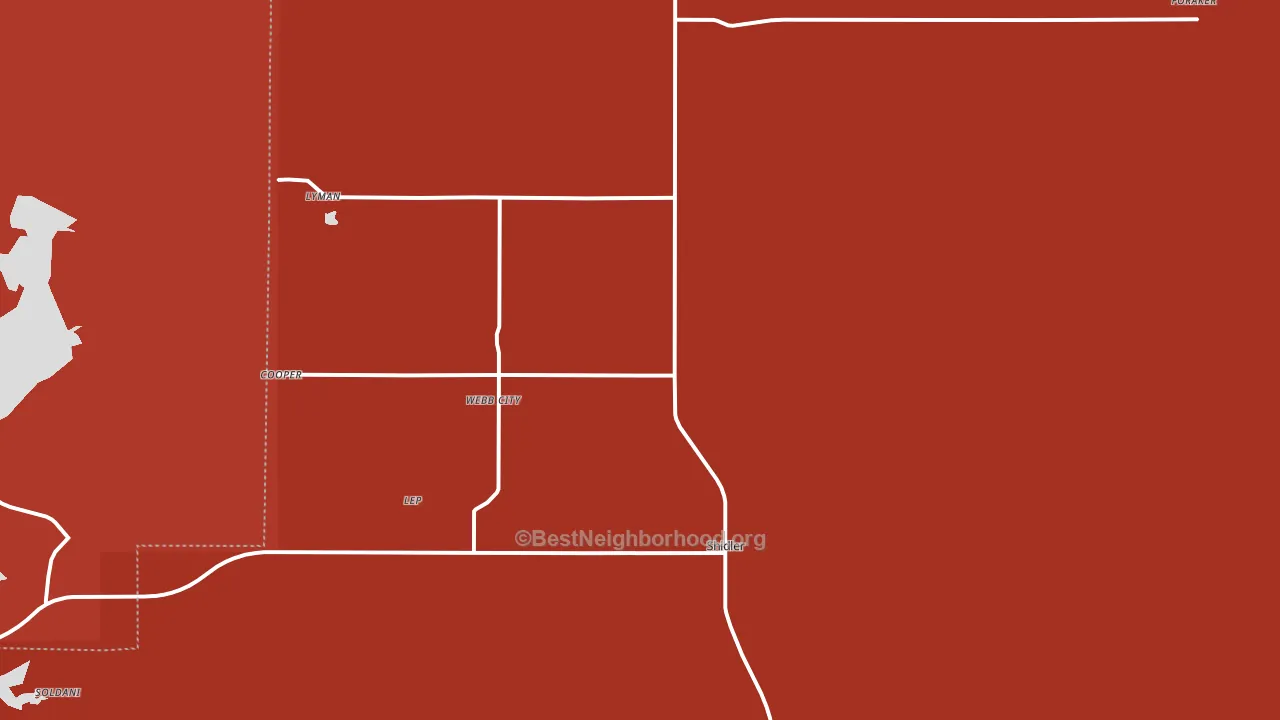 74652, OK block-group political-lean map