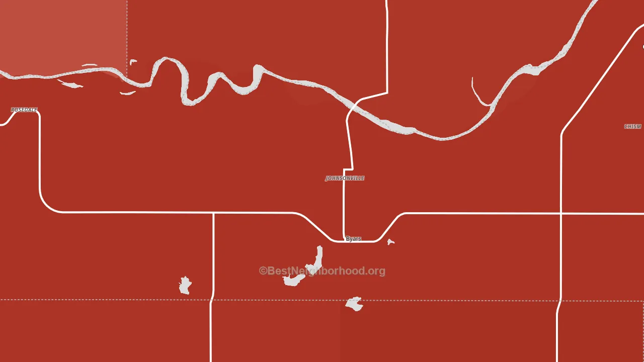 74831, OK block-group political-lean map