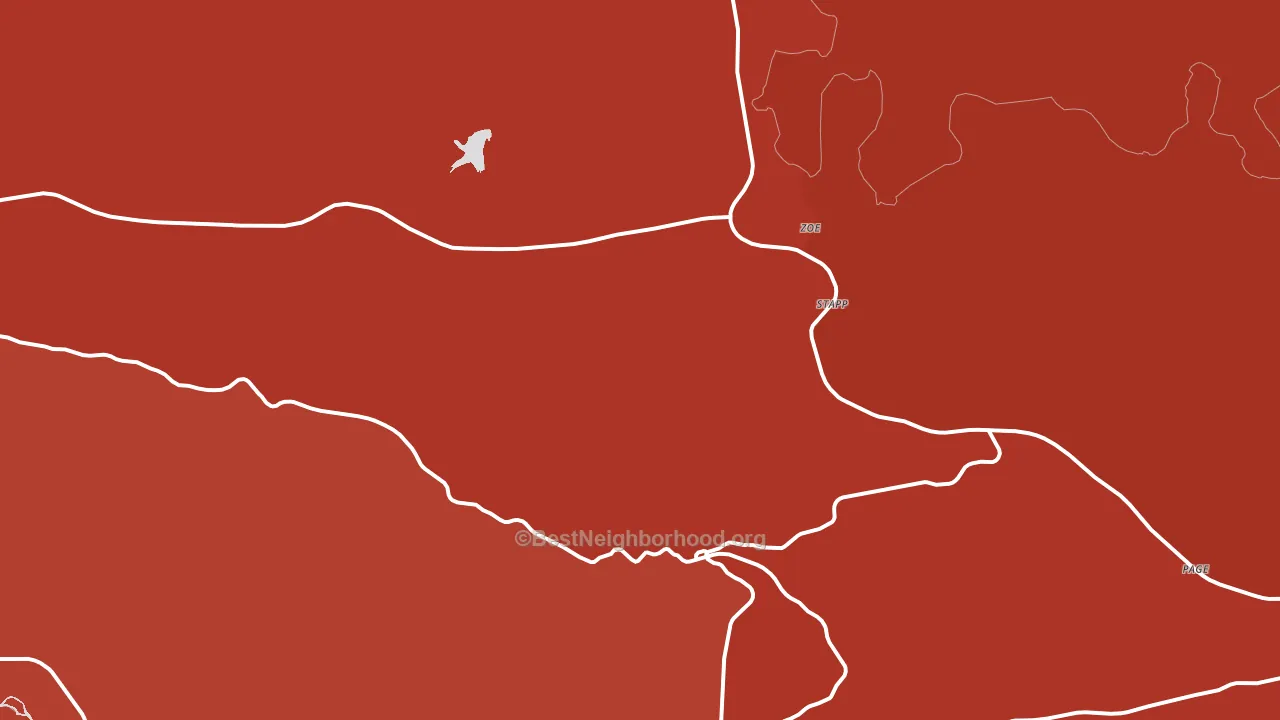 74939, OK block-group political-lean map