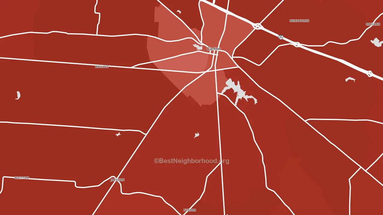 75103, TX block-group political-lean map