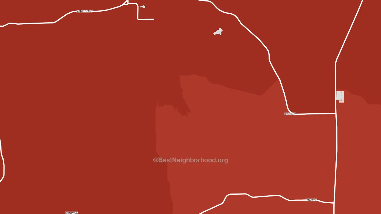 75412, TX block-group political-lean map