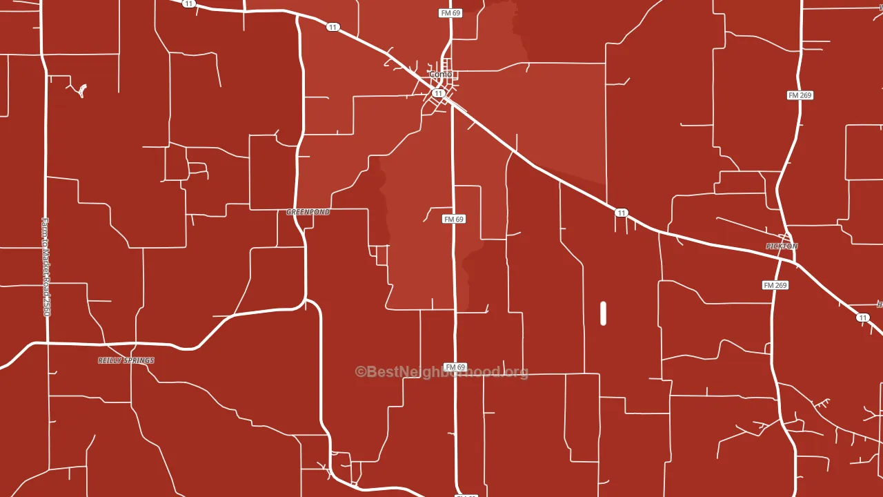 75431, TX block-group political-lean map