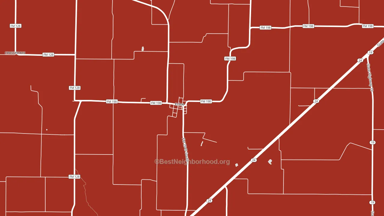 75441, TX block-group political-lean map