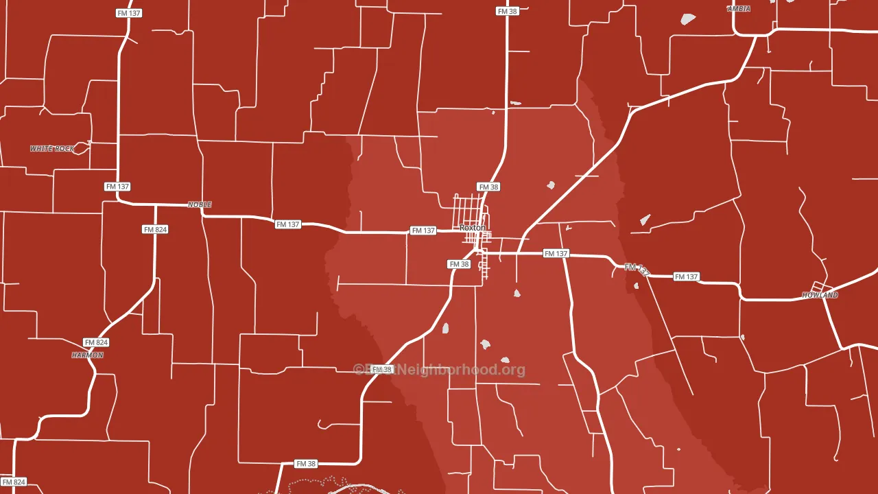 75477, TX block-group political-lean map