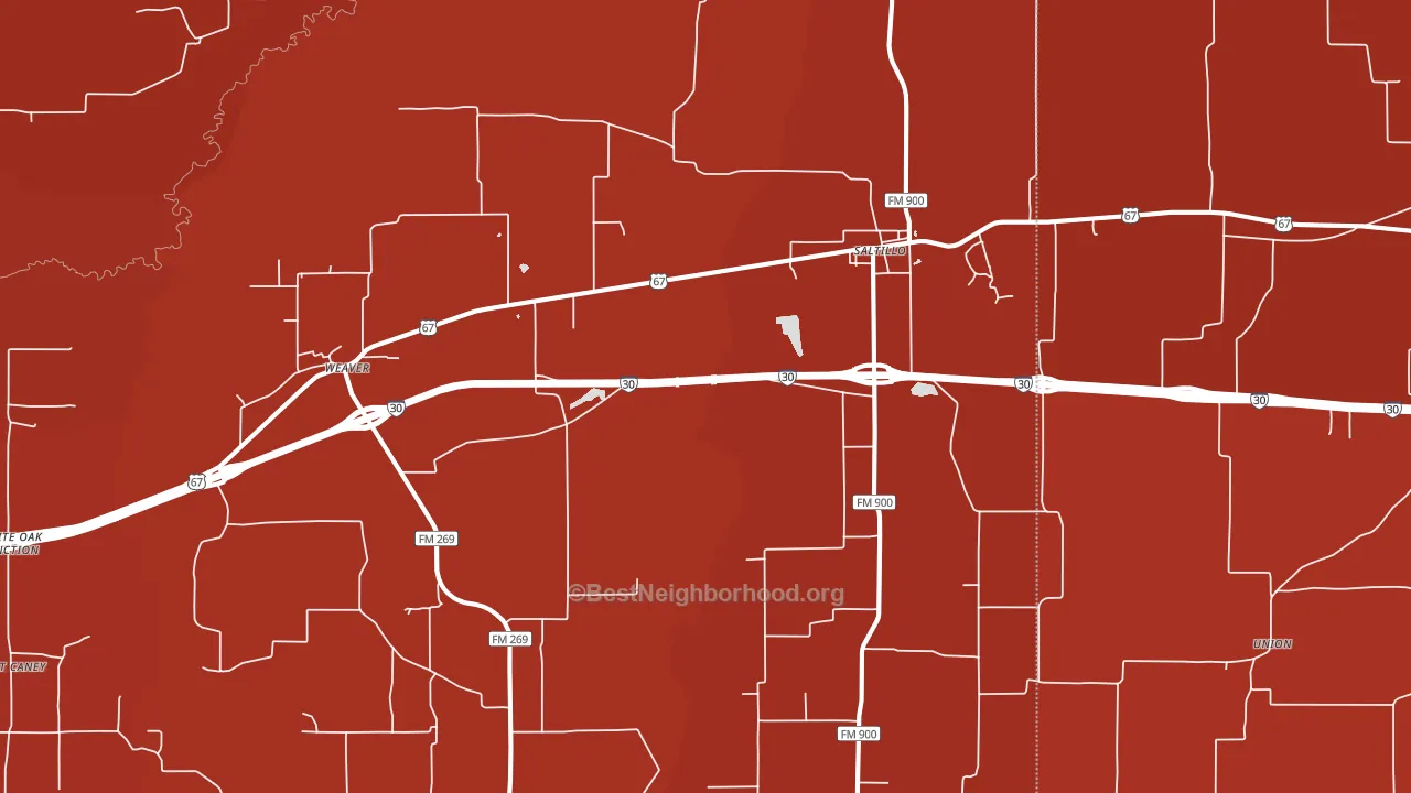 75478, TX block-group political-lean map