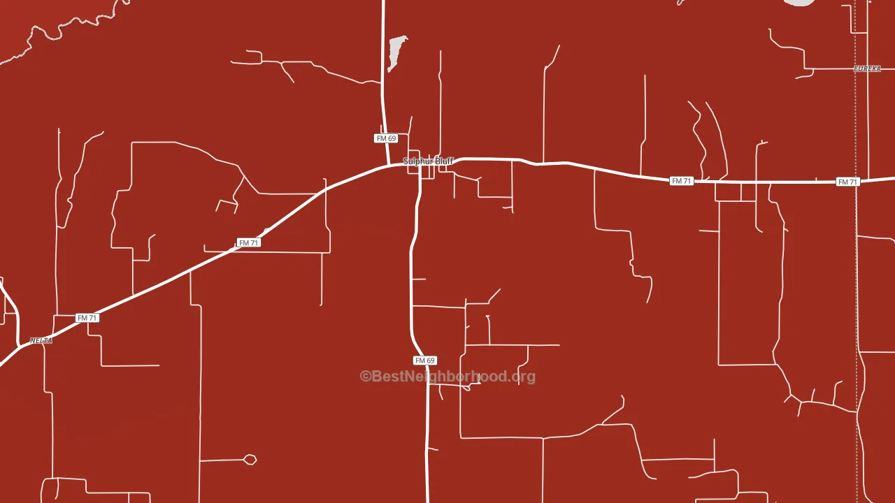 75481, TX block-group political-lean map