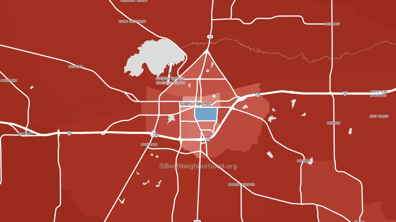 75482, TX block-group political-lean map