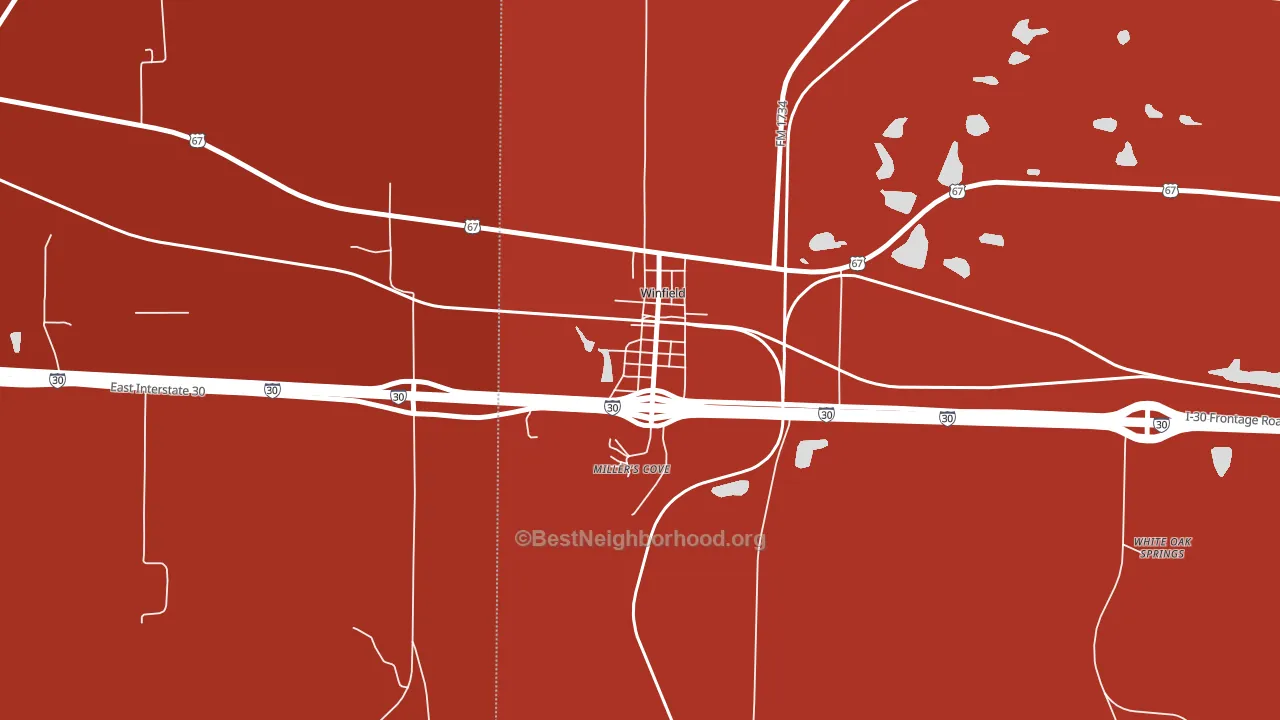 75493, TX block-group political-lean map
