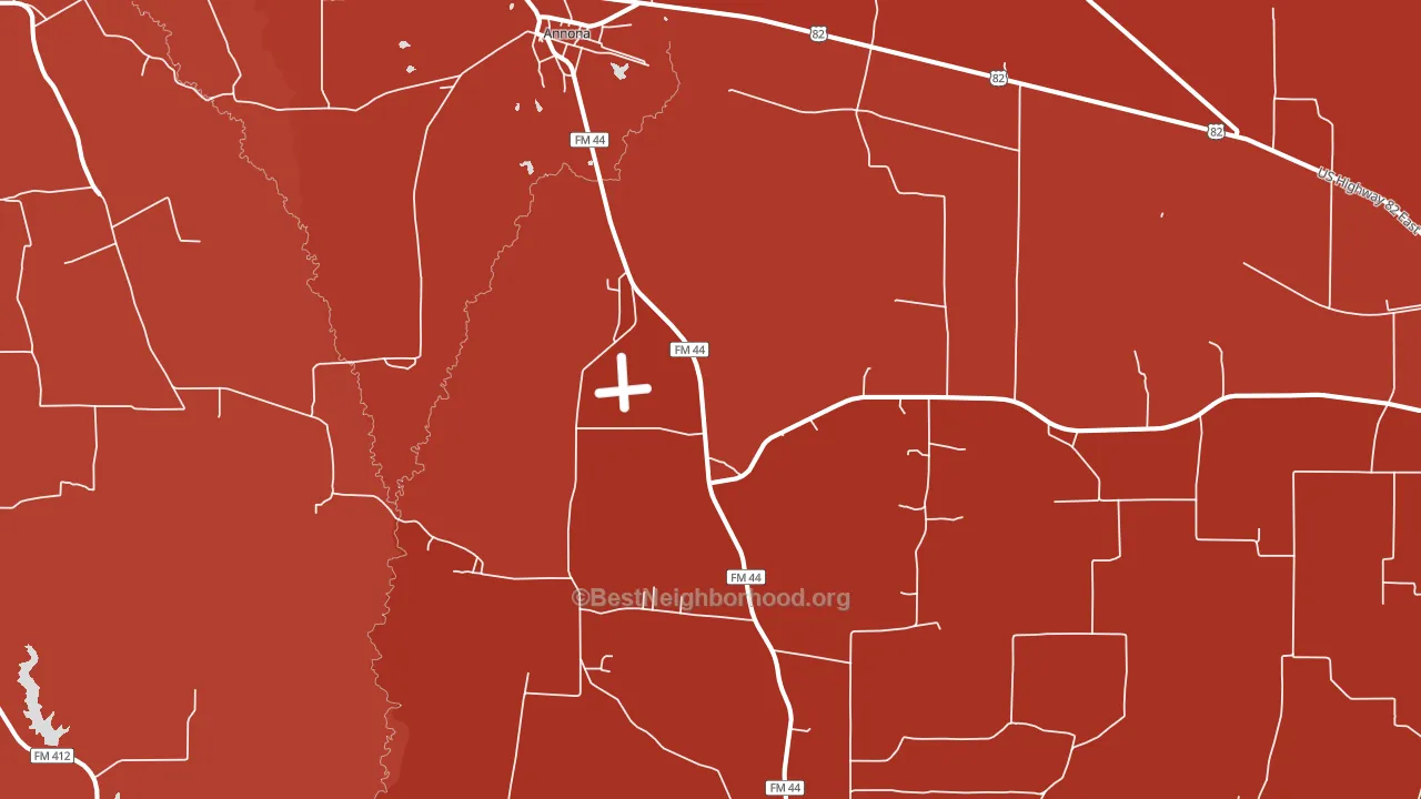 75550, TX block-group political-lean map