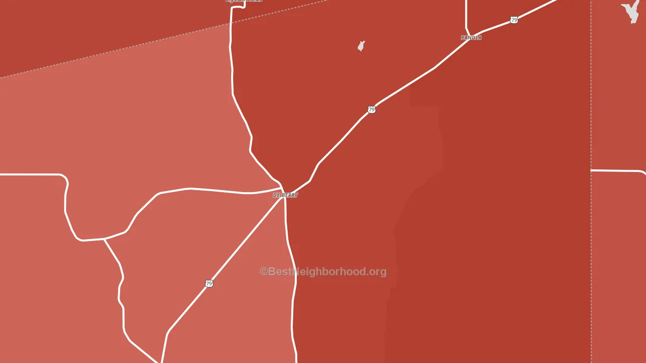 75639, TX block-group political-lean map