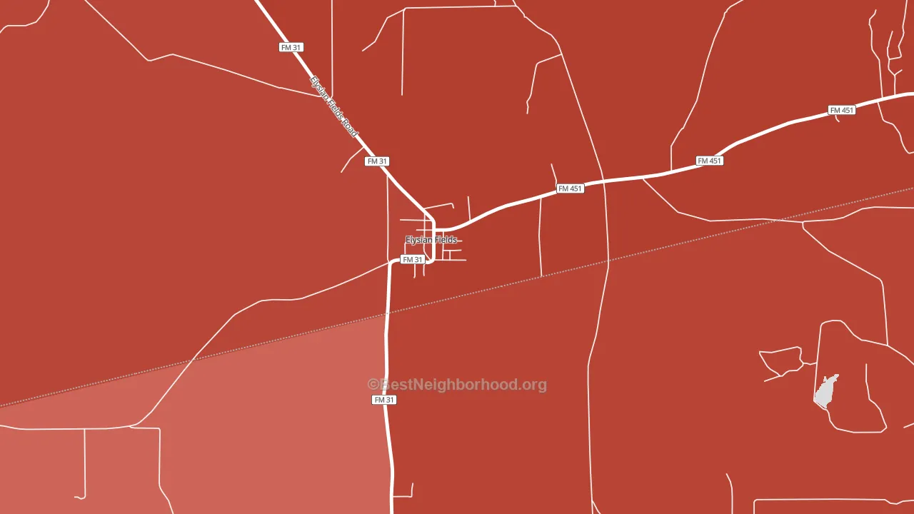 75642, TX block-group political-lean map