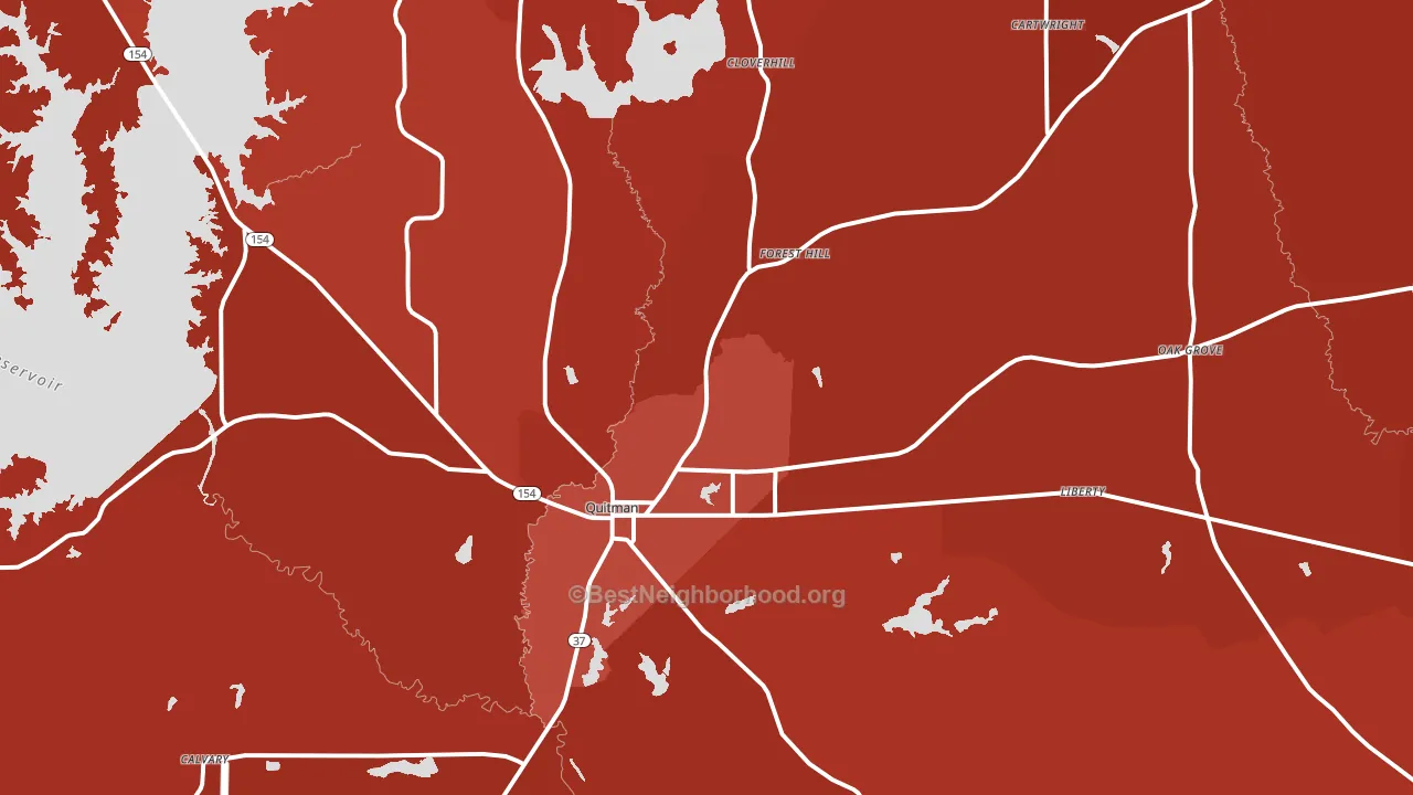 75783, TX block-group political-lean map