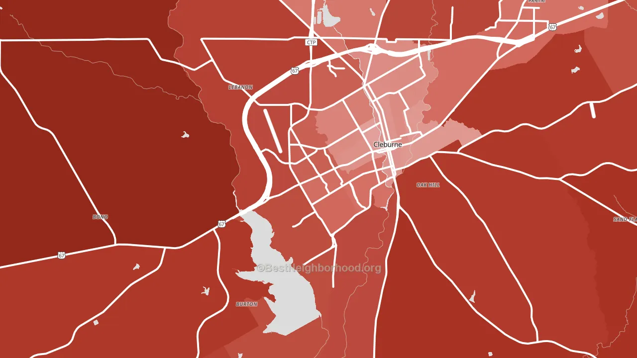 76033, TX block-group political-lean map