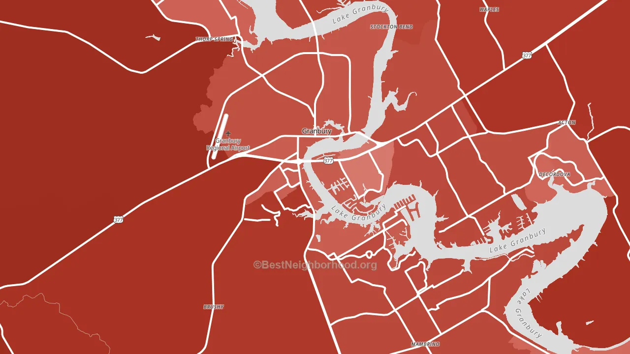 76048, TX block-group political-lean map
