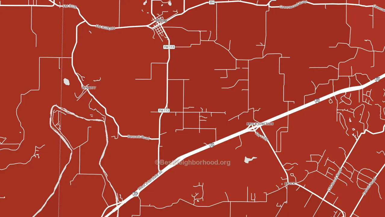 76066, TX block-group political-lean map