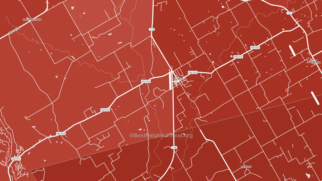 76093, TX block-group political-lean map