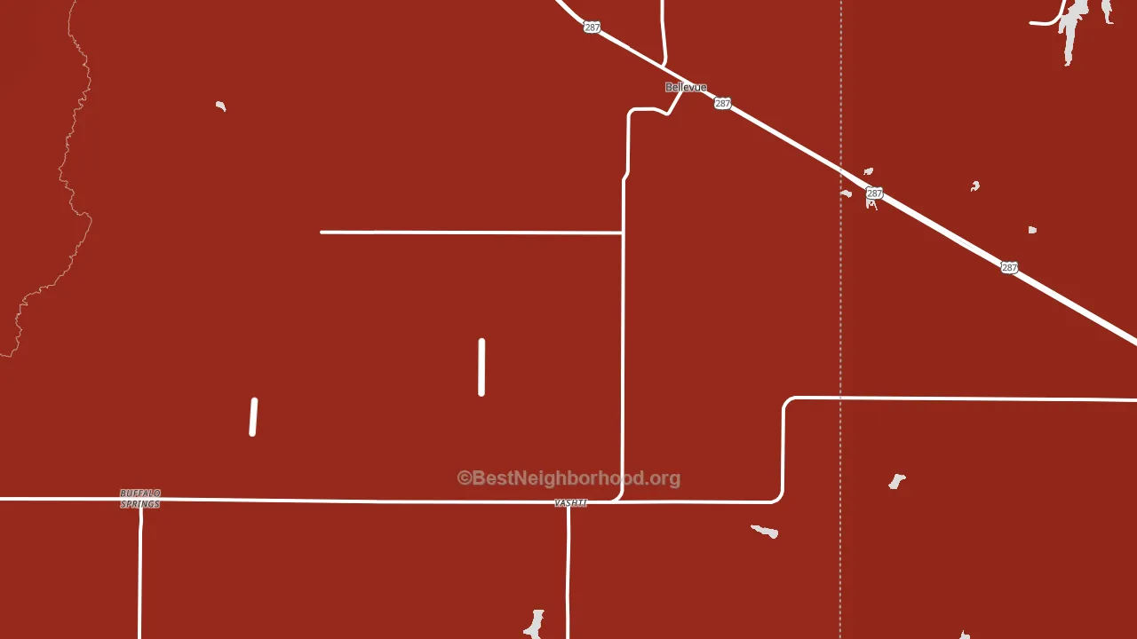 76228, TX block-group political-lean map