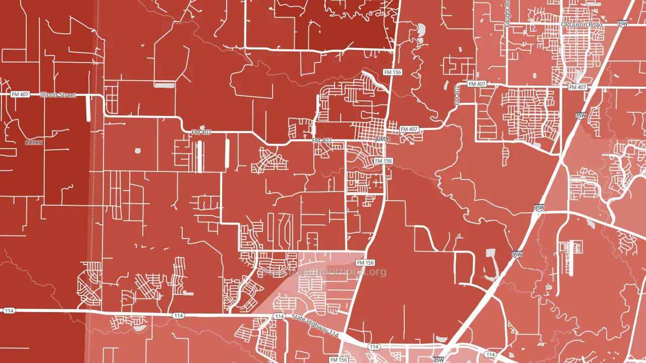 76247, TX block-group political-lean map