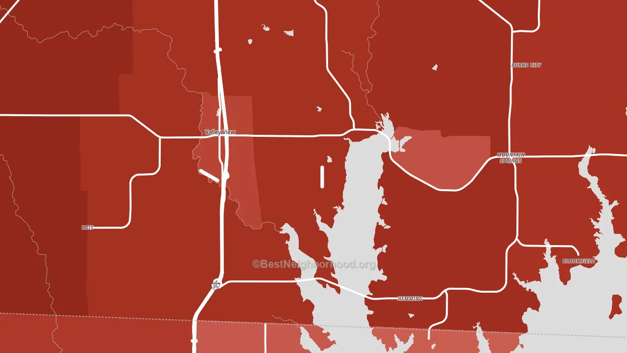 76272, TX block-group political-lean map