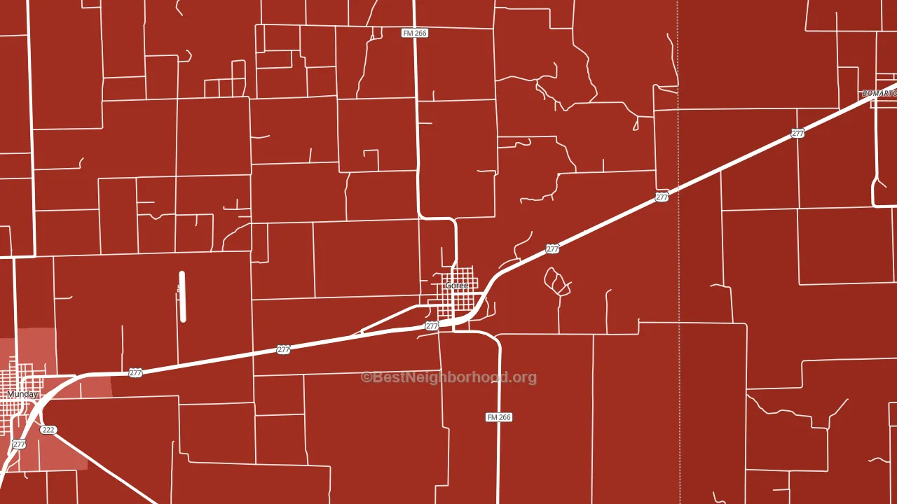 76363, TX block-group political-lean map