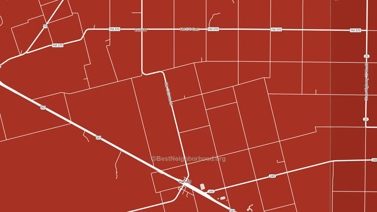 76364, TX block-group political-lean map